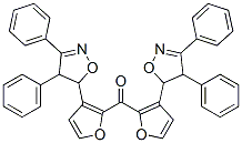 4,5-Dihydro-3,4-diphenylisoxazol-5-yl(2-furanyl) ketone Structure