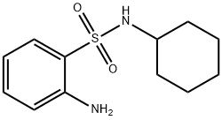 2-amino-N-cyclohexylbenzenesulphonamide  Structure