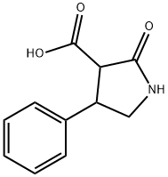 2-OXO-4-PHENYL-PYRROLIDINE-3-CARBOXYLIC ACID 구조식 이미지