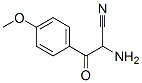 벤젠프로판니트릴,알파-아미노-4-메톡시-베타-옥소-(9CI) 구조식 이미지