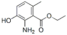 벤조산,2-아미노-3-하이드록시-6-메틸-,에틸에스테르(9CI) 구조식 이미지