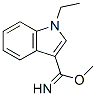 1H-인돌-3-카르복시이미디산,1-에틸-,메틸에스테르(9CI) 구조식 이미지