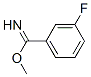 Benzenecarboximidic acid, 3-fluoro-, methyl ester (9CI) Structure
