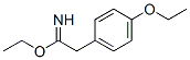 Benzeneethanimidic acid, 4-ethoxy-, ethyl ester (9CI) Structure