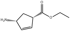 2-Cyclopentene-1-carboxylicacid,4-amino-,ethylester,(1S,4R)-(9CI) Structure