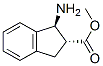 1H-Indene-2-carboxylicacid,1-amino-2,3-dihydro-,methylester,(1S,2R)- Structure