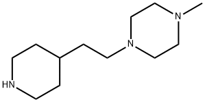 Piperazine, 1-methyl-4-[2-(4-piperidinyl)ethyl]- (9CI) 구조식 이미지