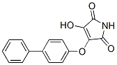 3-[(1,1'-Biphenyl)-4-yloxy]-4-hydroxy-1H-pyrrole-2,5-dione 구조식 이미지