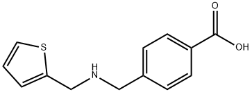 4-([(2-THIENYLMETHYL)AMINO]METHYL)BENZOIC ACID HYDROCHLORIDE Structure