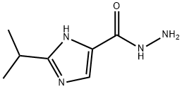 1H-Imidazole-4-carboxylicacid,2-(1-methylethyl)-,hydrazide(9CI) 구조식 이미지