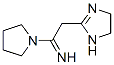 Pyrrolidine,  1-[2-(4,5-dihydro-1H-imidazol-2-yl)-1-iminoethyl]-  (9CI) Structure