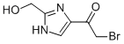 Ethanone, 2-bromo-1-[2-(hydroxymethyl)-1H-imidazol-4-yl]- (9CI) Structure