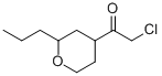 Ethanone, 2-chloro-1-(tetrahydro-2-propyl-2H-pyran-4-yl)- (9CI) 구조식 이미지