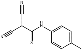 에탄티오아미드,2,2-디시아노-N-(4-메틸페닐)-(9CI) 구조식 이미지