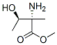 D-이소발린,3-히드록시-,메틸에스테르,(R)-(9CI) 구조식 이미지