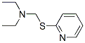 Ethanamine, N-ethyl-N-[(2-pyridinylthio)methyl]- (9CI) Structure