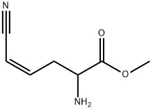 4-Pentenoicacid,2-amino-5-cyano-,methylester,(Z)-(9CI) Structure