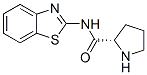 2-Pyrrolidinecarboxamide,N-2-benzothiazolyl-,(2S)-(9CI) Structure