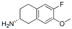 2-Naphthalenamine,6-fluoro-1,2,3,4-tetrahydro-7-methoxy-,(2R)-(9CI) Structure