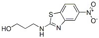 3-[(5-nitrobenzothiazol-2-yl)amino]propanol Structure