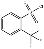 2-(Trifluoromethyl)benzenesulfonyl chloride 구조식 이미지
