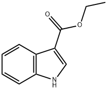 Ethyl indole-3-carboxylate 구조식 이미지