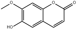 6-HYDROXY-7-METHOXYCOUMARIN 구조식 이미지