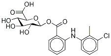 1-[2-[(3-Chloro-2-Methylphenyl)aMino]benzoate] β-D-Glucopyranuronic Acid Structure