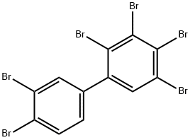 2,3,3',4,4',5-헥사브로모바이페닐 구조식 이미지