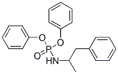 N-(1-Methyl-2-phenylethyl)amidophosphoric acid diphenyl ester Structure
