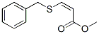 (Z)-3-(Benzylthio)acrylic acid methyl ester Structure