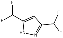 3,5-bis(difluoromethyl)-1H-pyrazole(SALTDATA: FREE) Structure
