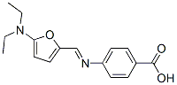 Benzoic  acid,  4-[[[5-(diethylamino)-2-furanyl]methylene]amino]- Structure
