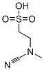 Ethanesulfonic acid, 2-(cyanomethylamino)- (9CI) Structure