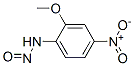 Benzenamine, 2-methoxy-4-nitro-N-nitroso- (9CI) Structure