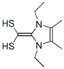 Methanedithiol, (1,3-diethyl-1,3-dihydro-4,5-dimethyl-2H-imidazol-2-ylidene)- (9CI) 구조식 이미지