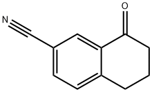 5,6,7,8-tetrahydro-8-oxonaphthalene-2-carbonitrile Structure