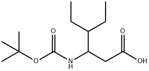 3-TERT-BUTOXYCARBONYLAMINO-4-ETHYL-HEXANOIC ACID 구조식 이미지