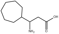 beta-Aminocycloheptanepropanoic acid Structure