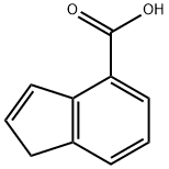 1H-Indene-4-carboxylicacid(9CI) Structure