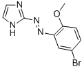 1H-Imidazole, 2-((5-bromo-2-methoxyphenyl)azo)- Structure