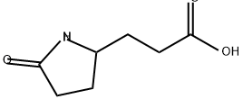 5-оксо-2-пирролидинпропановая кислота структурированное изображение