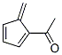 Ethanone, 1-(5-methylene-1,3-cyclopentadien-1-yl)- (9CI) Structure