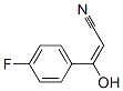 2-Propenenitrile,  3-(4-fluorophenyl)-3-hydroxy-  (9CI) 구조식 이미지