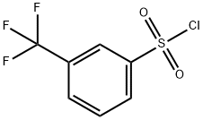 3-(Trifluoromethyl)benzenesulfonyl chloride 구조식 이미지