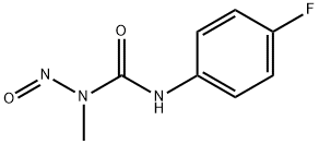 1-Methyl-1-nitroso-3-(4-fluorophenyl)urea Structure