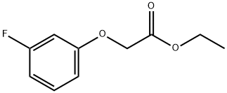 (3-FLUOROPHENOXY) ACETIC ACID ETHYL ESTER Structure