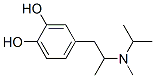 1,2-Benzenediol, 4-[2-[methyl(1-methylethyl)amino]propyl]- (9CI) 구조식 이미지