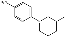 6-(3-Methyl-1-piperidinyl)-3-pyridinylamine 구조식 이미지