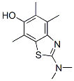 6-벤조티아졸롤,2-(디메틸아미노)-4,5,7-트리메틸- 구조식 이미지